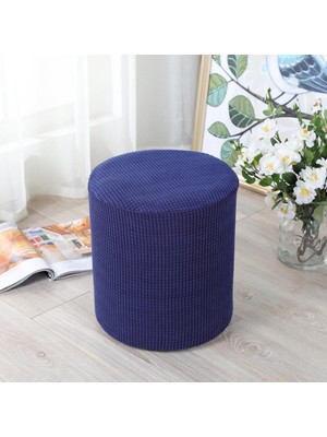 Yuvarlak Osmanlı Kapakları Ayak Dinlenme Elastik ile Slipcover