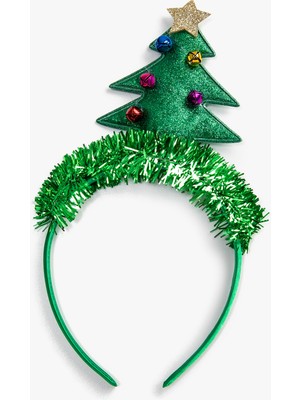 Koton Yılbaşı Temalı Taç Ağaç Figürlü Simli