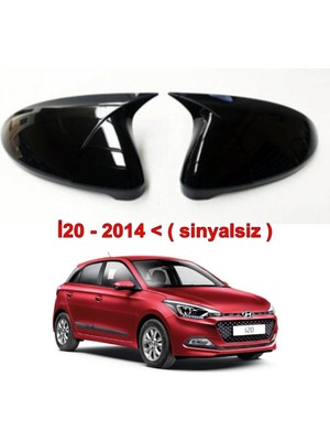 Drs Tuning Hyundai I20 2014-2018 Sinyalsiz Batman Yarasa Ayna Kapağı (Parlak Siyah)