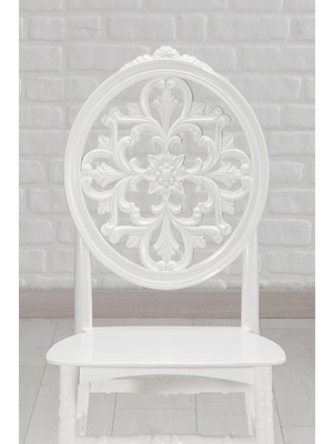 Venüs Beyaz / Sirius Sabit Masa - 4 Sandalye 1 Masa / Salon - Mutfak Masa Takımı