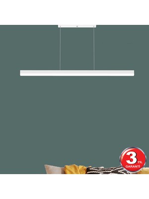 Hegza Lighting Magro 100CM - Ledli Sarkıt Lineer Modern LED Avize, Salon, Mutfak, Masa Üstü Avize