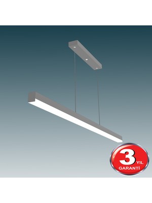 Hegza Lighting Magro 100CM - Ledli Sarkıt Lineer Modern LED Avize, Salon, Mutfak, Masa Üstü Avize