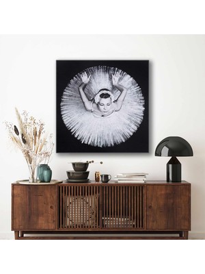 SML Tablo Balerin Kuş Bakışı Görüntüsü Kanvas Tablo