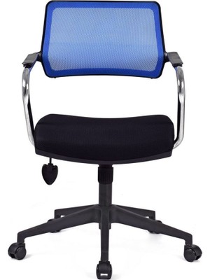 Koltuk Stilim Rauna Mavi Fileli Pls Çalışma Koltuğu Ofis Koltuğu