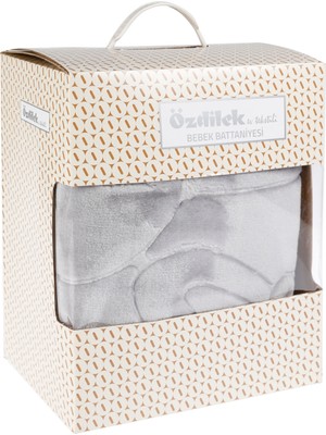 Özdilek Embos Bebek Battaniyesi Polyester 100x120 cm Desenli Unisex Kullanıma Uygun