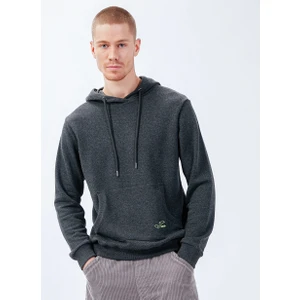 Sweat Hoody Begin M - Erkek Pamuklu Antrasit Sweatshirt - 4222316