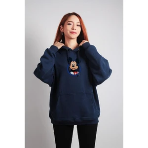 to Cosmos Oversize Hoodie Mickey Mouse Dragling Navy Blue