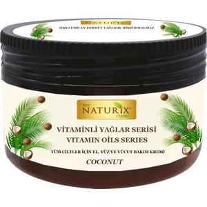 Vitaminli Yağlar Serisi Hindistan Cevizi Özlü El Yüz Vücut Kremi Vitaminli Yağlar 250 ml Coconut Oil