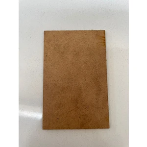 12.5x8.5 cm Dikdörtgen Supla Altlık Levha Ahşap 12 Adet