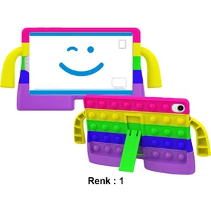 iPad Mini 6 8.3 Inch Popit Standlı Silikon Kılıf - AL3117