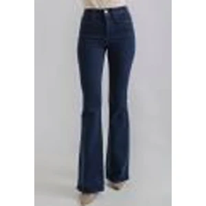 Ispanyol Paça Yüksek Bel Kot Pantolon Likralı Flare  Jeans