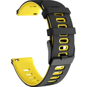 Novstrap Huawei Watch Gt3 Se Uyumlu Kordon Kayış (22MM) Sportive Delikli Spor Silikon Kordon