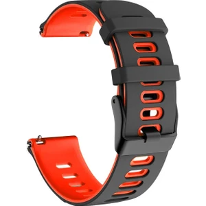 Novstrap Huawei Watch Gt3 Se Uyumlu Kordon Kayış (22MM) Sportive Delikli Spor Silikon Kordon