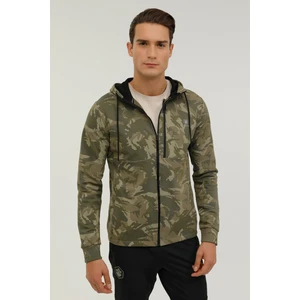 M-SD4020 Army Anta Full Z Haki Erkek Eşofman Üstü