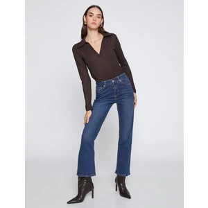 Ispanyol Paça Kot Pantolon - Victoria Crop Jean
