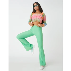 İspanyol Paça Pantolon Yırtmaçlı