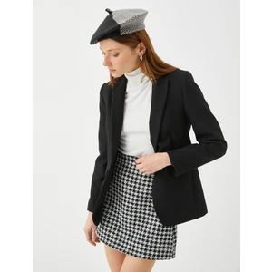 Basic Blazer Ceket Cep Detaylı