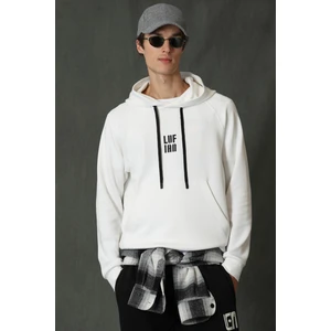 Hector Erkek Sweatshirt Kırık Beyaz