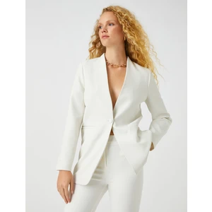 Tek Düğmeli Blazer Ceket