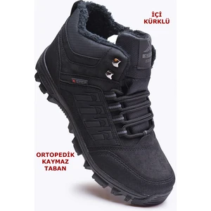 X6 Kaymaz Taban Kürklü Kadın Erkek Bot Outdoor Bot