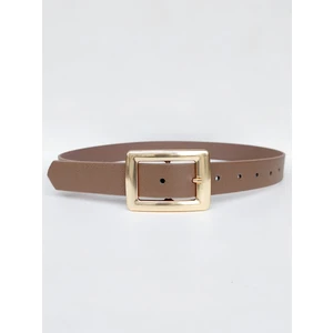 Kadın Siyah Gold Tokalı Kemer 0065