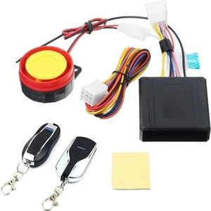 Motosiklet Alarm Ve Çalıştırma Seti Pil Destekli