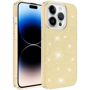 Apple Iphone 14 Pro Kılıf Simli Parlak Shining Silikon