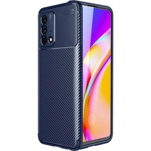 Oppo F19 Kılıf Karbon Desenli Lux Negro Silikon