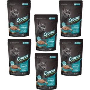 Pouch Tahılsız Jöleli Somonlu Kısırlaştırılmış Kedi Konservesi 85 gr (6 Adet)