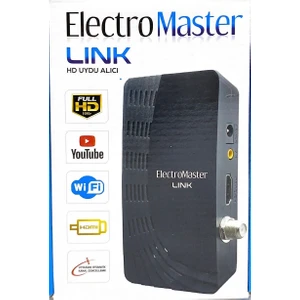 Electromaster Lınk 5000 Kanal Full Hd 1080P Usb- Wıfı-Hd Uydu Alıcısı