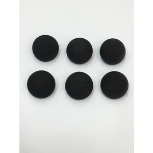 Karan Tuhafiye Italyan Mat Inci Bombeli Model Ceket Hırka Düğmesi Takımı  6 Lı Set Siyah