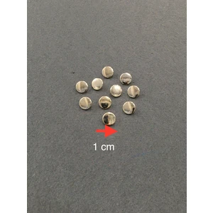 Karan Tuhafiye Bluz Gömlek Düğmesi Unisex Metal Para Model Gold 10 Lu Set