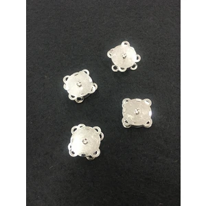 Karan Tuhafiye Dikmeli Mıknatıs Gümüş 4 Lü Set