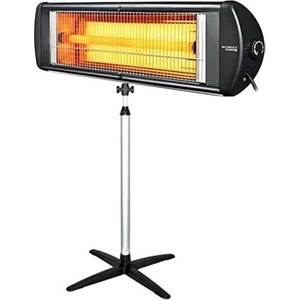 2500W Ecoplus Ayaklı Infrared Siyah Ufo Soba Ayak Hediyeli ( Ayak Dahil)