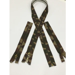 Karan Tuhafiye Kamuflaj Desenli Demir Diş Fermuar Takımı