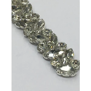 Karan Tuhafiye Ütü ile Yapışan Taşlı Şerit 50 cm