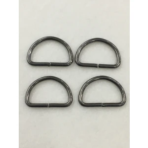 Karan Tuhafiye Çanta Halkası D Demir 3,5 cm 4 Lü Set