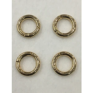 Karan Tuhafiye Çanta Halkası Yuvarlak Yaylı Klips 2 cm 4 Lü Set