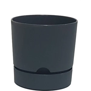Begonya 18 cm Tabaklı Saksı 3,3 Lt (Antrasit)
