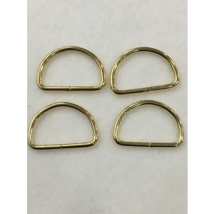 Karan Tuhafiye Çanta Halkası D Demir 3,5 cm 4 Lü Set