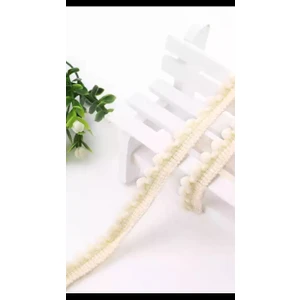 Karan Tuhafiye Şerit Ponpon / Mini Ponpon Şerit / 5 Metre