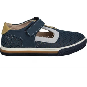 Şirin Bebe 221-71 Lacivert Sarı Çocuk Sandalet