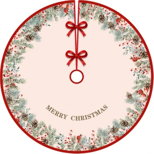Szykd Noel Ağacı Etek Halı Ağacı Alt Kapak Kumaş Mat (Yurt Dışından)