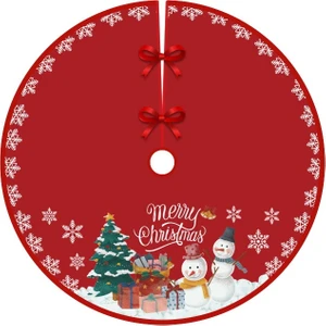 Szykd Noel Ağacı Etek Halı Ağacı Alt Kapak Kumaş Mat (Yurt Dışından)