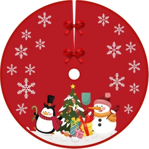 Szykd Noel Ağacı Etek Halı Ağacı Alt Kapak Kumaş Mat (Yurt Dışından)
