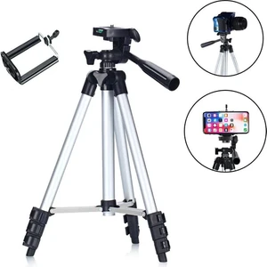 105CM Tripod Kamera Gopro Cep Telefonu Tripot Telefon Tutucu 3 Ayak Tripod