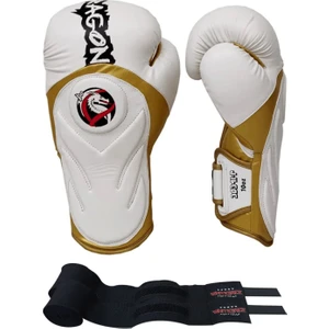 Tepito Boks Eldiveni Muay Thai Kick Boks Eldiveni ve Whiteface Bandaj 2'li Set