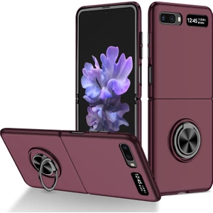 Samsung Galaxy Z Flip 5g Telefon Kılıfı - Koyu Kırmızı (Yurt Dışından)
