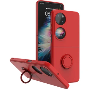 Huawei P50 Pocket Telefon Kılıfı - Kırmızı (Yurt Dışından)