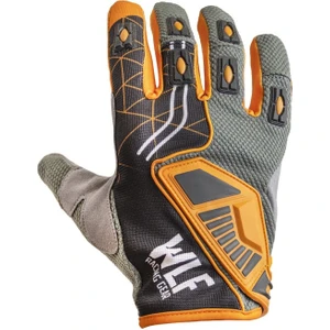WLF RACING MX CROSS ELDİVEN GRİ TURUNCU